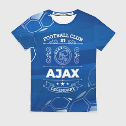 Футболка женская Ajax Football Club Number 1, цвет: 3D-принт