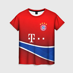 Футболка женская Bayern munchen sport, цвет: 3D-принт