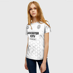 Футболка женская Leicester City Champions Униформа, цвет: 3D-принт — фото 2