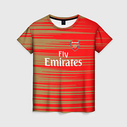Футболка женская Arsenal fly emirates, цвет: 3D-принт