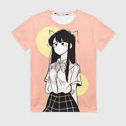 Женская футболка Милашка Коми У Коми проблемы с общением