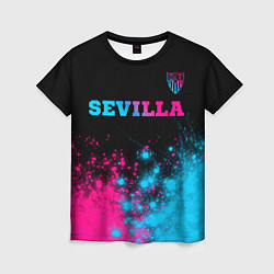 Футболка женская Sevilla Neon Gradient, цвет: 3D-принт