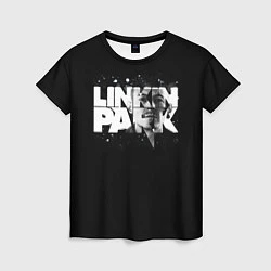 Футболка женская Linkin Park логотип с фото, цвет: 3D-принт