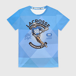 Футболка женская Lacrosse Лякросс, цвет: 3D-принт