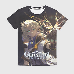 Футболка женская Альбедо-главный алхимик, цвет: 3D-принт