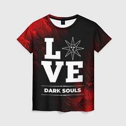 Футболка женская Dark Souls Love Классика, цвет: 3D-принт