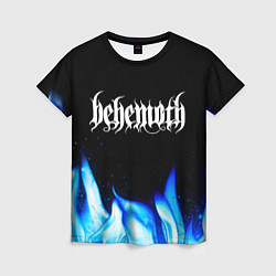 Футболка женская Behemoth Blue Fire, цвет: 3D-принт