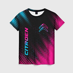 Футболка женская Citroen - Neon Gradient, цвет: 3D-принт
