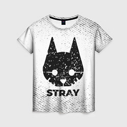 Футболка женская Stray с потертостями на светлом фоне, цвет: 3D-принт