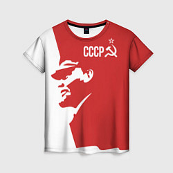 Женская футболка СССР Владимир Ильич Ленин