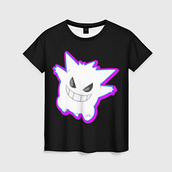 Футболка женская Pokemon gengar, цвет: 3D-принт