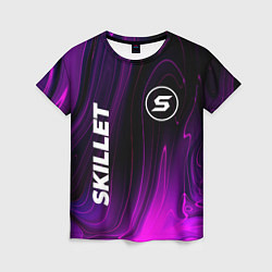 Футболка женская Skillet violet plasma, цвет: 3D-принт