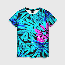 Футболка женская Palm branches, цвет: 3D-принт