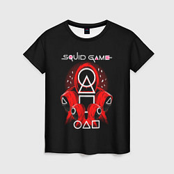 Футболка женская Игра в кальмара - Squid Game, цвет: 3D-принт