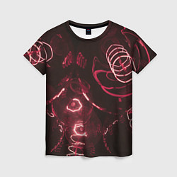 Футболка женская Неоновые тусклые фонари, цвет: 3D-принт