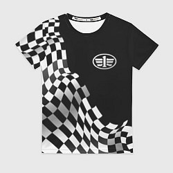 Футболка женская FAW racing flag, цвет: 3D-принт