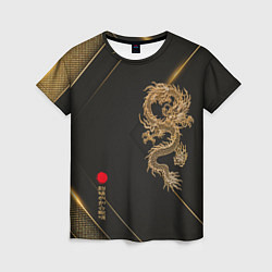 Футболка женская Golden Dragon, цвет: 3D-принт
