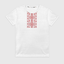 Футболка женская Русская рубашка, цвет: 3D-принт