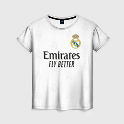 Футболка женская Бензема Реал Мадрид форма 20222023, цвет: 3D-принт