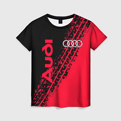 Футболка женская Audi, цвет: 3D-принт