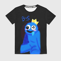 Футболка женская Blue - Rainbow Friends, цвет: 3D-принт