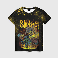 Футболка женская Slipknot Yellow Monster, цвет: 3D-принт