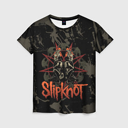 Футболка женская Slipknot dark satan, цвет: 3D-принт