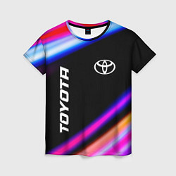 Футболка женская Toyota speed lights, цвет: 3D-принт