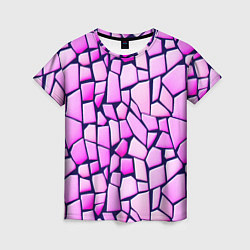 Футболка женская Абстрактная мозаика - паттерн, цвет: 3D-принт