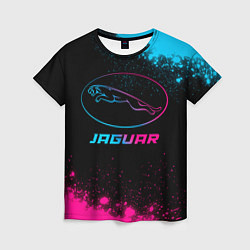 Футболка женская Jaguar - neon gradient, цвет: 3D-принт