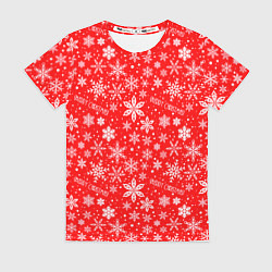 Футболка женская Merry christmas new year, цвет: 3D-принт