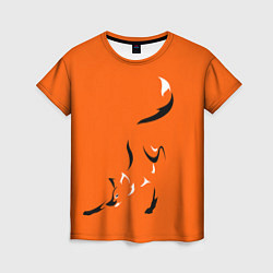 Женская футболка Рыжая лисица