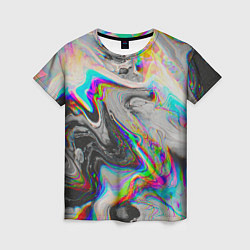 Футболка женская Abstract digital, цвет: 3D-принт
