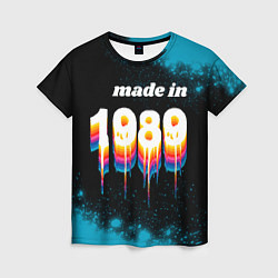 Футболка женская Made in 1989: liquid art, цвет: 3D-принт