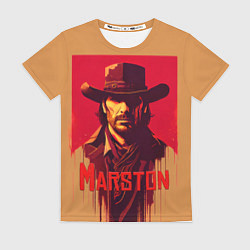 Футболка женская John Marston poster, цвет: 3D-принт