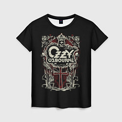 Футболка женская Ozzy Osbourne logo, цвет: 3D-принт
