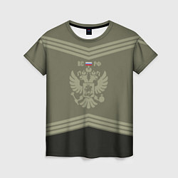 Футболка женская Двуглавый орел россии, цвет: 3D-принт
