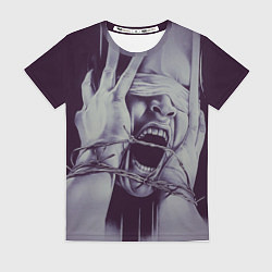 Футболка женская Крик хоррор, цвет: 3D-принт