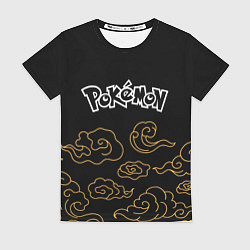 Женская футболка Pokemon anime clouds