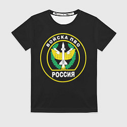Футболка женская ПВО России, цвет: 3D-принт