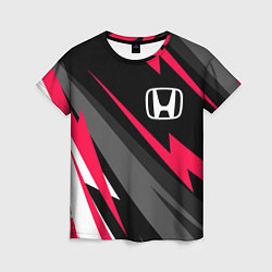 Футболка женская Honda fast lines, цвет: 3D-принт