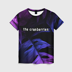 Футболка женская The Cranberries neon monstera, цвет: 3D-принт