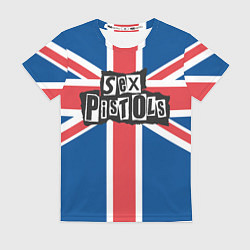 Футболка женская Sex Pistols - панк рок, цвет: 3D-принт