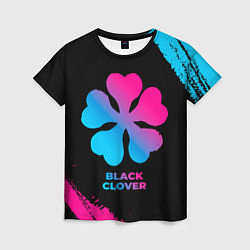 Футболка женская Black Clover - neon gradient, цвет: 3D-принт