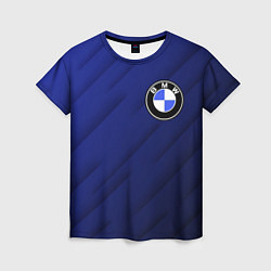 Футболка женская BMW градиент, цвет: 3D-принт