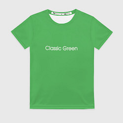 Женская футболка Classic Green