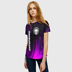 Футболка женская The Offspring violet plasma, цвет: 3D-принт — фото 2