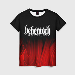 Женская футболка Behemoth red plasma