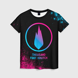 Футболка женская Thousand Foot Krutch - neon gradient, цвет: 3D-принт