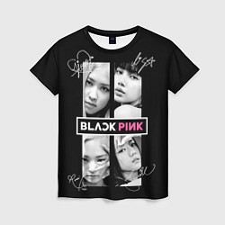 Женская футболка Blackpink - Autographs